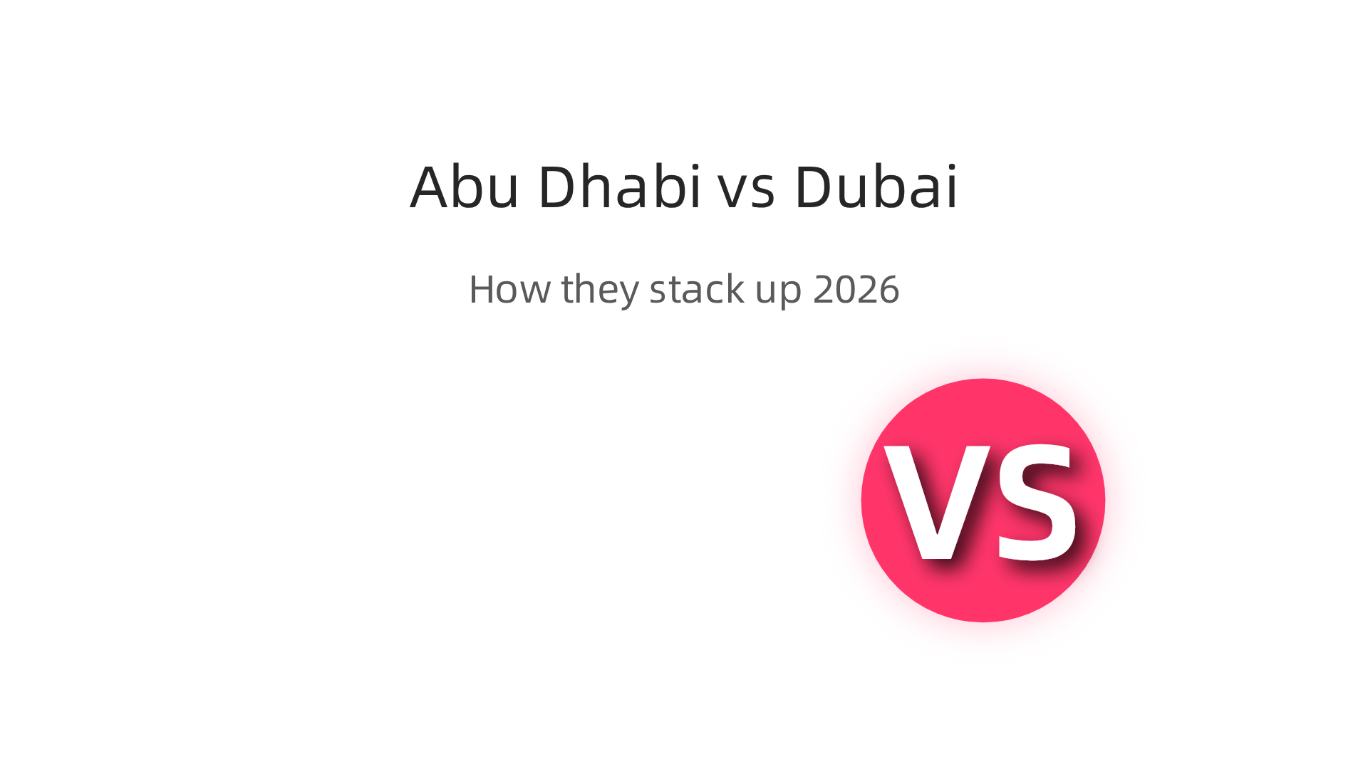 A comparison table outlining lifestyle factors between Abu Dhabi and Dubai for renters.