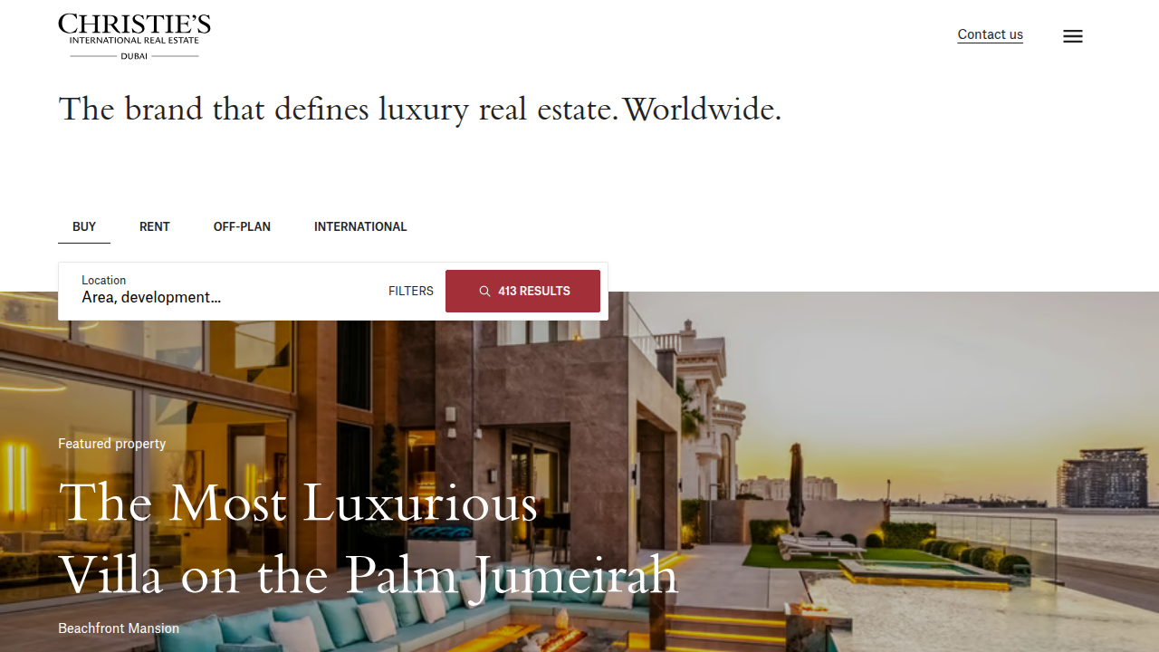 Browse exclusive luxury properties and high-end developments in Dubai.