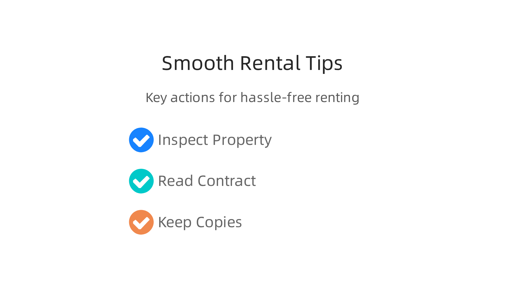 Key actions to take for a hassle-free apartment rental experience in Dubai.