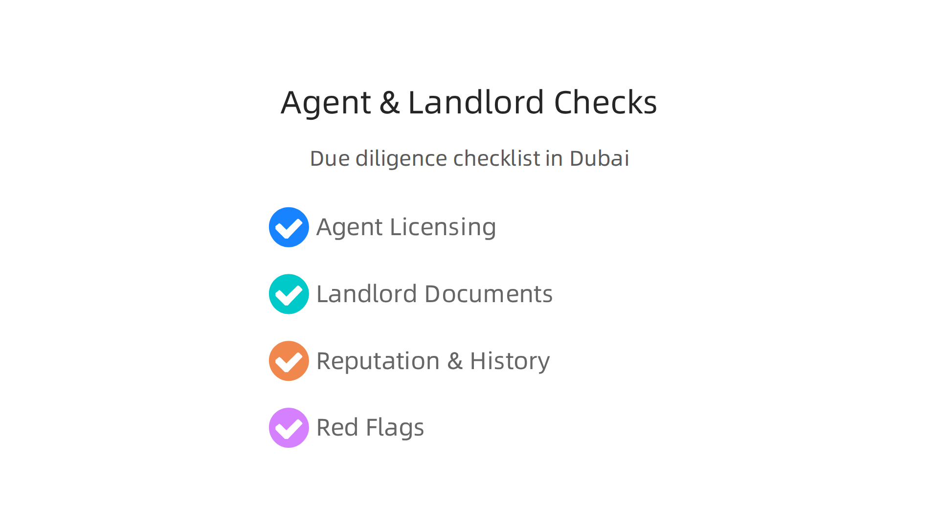 Steps to ensure the reliability and legitimacy of real estate agents and landlords in Dubai.