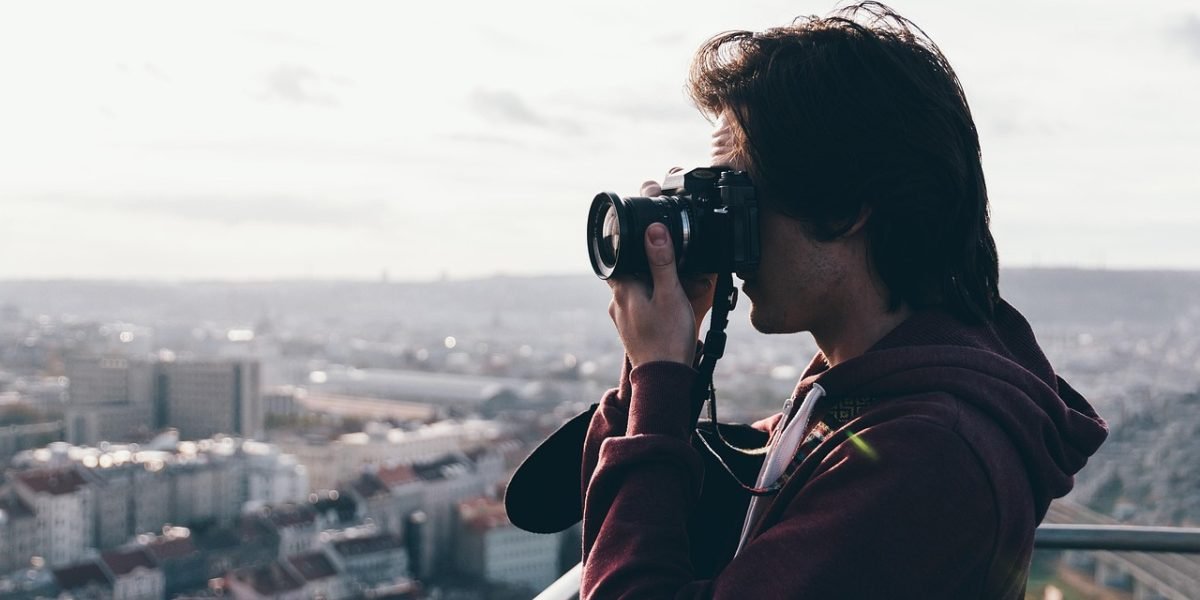 A person looking confidently towards the Dubai skyline, symbolizing new opportunities and a fresh start.